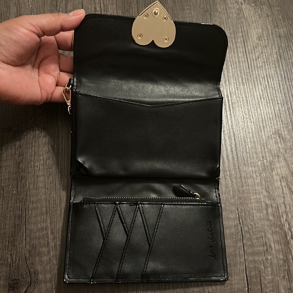 Victoria's Secret Metallic Wallet Clutch w/ Wristlet - Picture 6 of 10